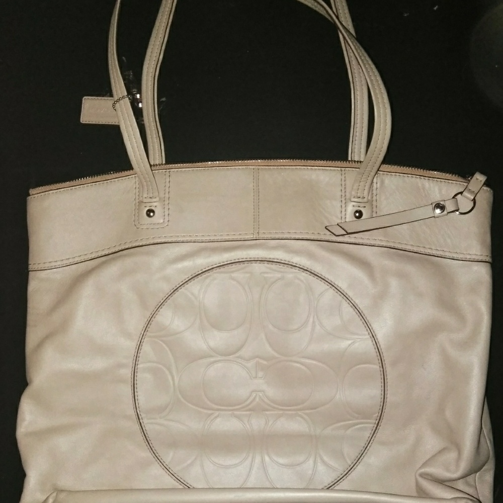 Coach Leather Laura Signature Bag